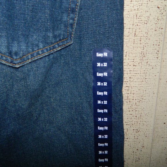 Gap Easy Fit Denim Jeans Dark Size Mens 36x32 (O-10) - Picture 3 of 6